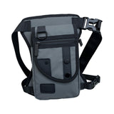 Maxbell Drop Leg Pouch Bag Fishing Tackle Bag Fittings for Biking Hiking Traveling Gray