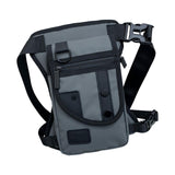 Maxbell Drop Leg Pouch Bag Fishing Tackle Bag Fittings for Biking Hiking Traveling Gray