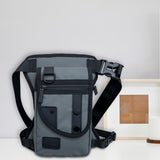 Maxbell Drop Leg Pouch Bag Fishing Tackle Bag Fittings for Biking Hiking Traveling Gray