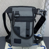 Maxbell Drop Leg Pouch Bag Fishing Tackle Bag Fittings for Biking Hiking Traveling Gray