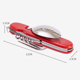 Maxbell Foldable Fork and Spoon Portable Camping Utensil for Cooking Hiking Outdoor