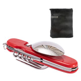 Maxbell Foldable Fork and Spoon Portable Camping Utensil for Cooking Hiking Outdoor