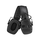 Maxbell Ear Muffs Folding Hearing Protection for Construction Mowing Team Activities Black