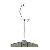 Maxbell Picnic Folding Lamp Pole with Stake Lantern Pole Iron Hanger Multifunctional 3 Pieces