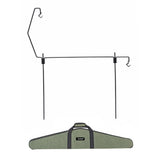 Maxbell Picnic Folding Lamp Pole with Stake Lantern Pole Iron Hanger Multifunctional 5 Pieces