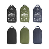 Maxbell Camping Utensils Storage Bag Elastic Straps for Cutlery Set Travel with Pattern Black