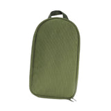 Maxbell Camping Utensils Storage Bag Elastic Straps for Cutlery Set Travel No Pattern Green