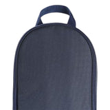 Maxbell Camping Utensils Storage Bag Elastic Straps for Cutlery Set Travel No Pattern Blue