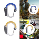 Maxbell Carabiner Clip and Hook Multifunctional Bag, Purse, Backpack Hanger Buckle Blue