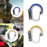 Maxbell Carabiner Clip and Hook Multifunctional Bag, Purse, Backpack Hanger Buckle Blue