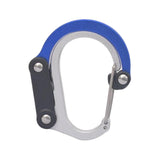Maxbell Carabiner Clip and Hook Multifunctional Bag, Purse, Backpack Hanger Buckle Blue