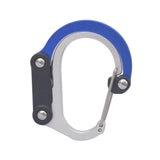 Maxbell Carabiner Clip and Hook Multifunctional Bag, Purse, Backpack Hanger Buckle Blue