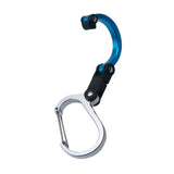 Maxbell Carabiner Clip and Hook Multifunctional Bag, Purse, Backpack Hanger Buckle Blue