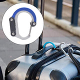 Maxbell Carabiner Clip and Hook Multifunctional Bag, Purse, Backpack Hanger Buckle Blue