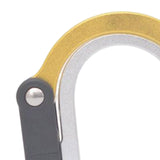 Maxbell Carabiner Clip and Hook Multifunctional Bag, Purse, Backpack Hanger Buckle Aureate