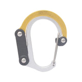 Maxbell Carabiner Clip and Hook Multifunctional Bag, Purse, Backpack Hanger Buckle Aureate