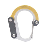 Maxbell Carabiner Clip and Hook Multifunctional Bag, Purse, Backpack Hanger Buckle Aureate