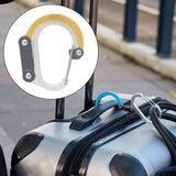 Maxbell Carabiner Clip and Hook Multifunctional Bag, Purse, Backpack Hanger Buckle Aureate