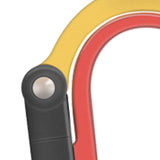 Maxbell Carabiner Clip and Hook Keyring Carabiner for Fishing Traveling Outdoor red and yellow