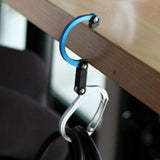 Maxbell Carabiner Clip and Hook Keyring Carabiner for Fishing Traveling Outdoor red and yellow