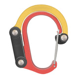 Maxbell Carabiner Clip and Hook Keyring Carabiner for Fishing Traveling Outdoor red and yellow