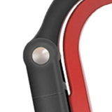 Maxbell Carabiner Clip and Hook Keyring Carabiner for Fishing Traveling Outdoor red and black
