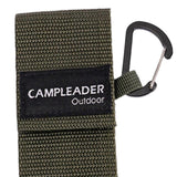 Maxbell Titanium Camping Tableware Durable Ultralight for Backpacking Tableware Spoon Green Bag