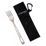 Maxbell Titanium Camping Tableware Durable Ultralight for Backpacking Tableware Fork Black Bag