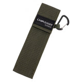 Maxbell Picnic Tableware Storage Bag Reusable with Carabiner Lightweight Portable Green
