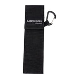 Maxbell Picnic Tableware Storage Bag Reusable with Carabiner Lightweight Portable Black