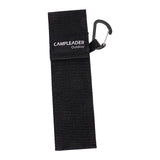 Maxbell Picnic Tableware Storage Bag Reusable with Carabiner Lightweight Portable Black