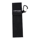 Maxbell Picnic Tableware Storage Bag Reusable with Carabiner Lightweight Portable Black