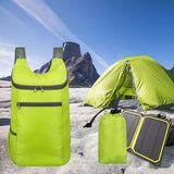 Maxbell Outdoor Daypack Folding Shoulder Bag Rucksack for Walking Camping Trekking Green