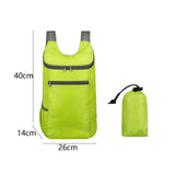 Maxbell Outdoor Daypack Folding Shoulder Bag Rucksack for Walking Camping Trekking Green