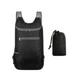 Maxbell Outdoor Daypack Folding Shoulder Bag Rucksack for Walking Camping Trekking Black