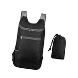 Maxbell Outdoor Daypack Folding Shoulder Bag Rucksack for Walking Camping Trekking Black