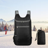 Maxbell Outdoor Daypack Folding Shoulder Bag Rucksack for Walking Camping Trekking Black
