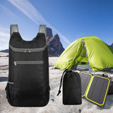 Maxbell Outdoor Daypack Folding Shoulder Bag Rucksack for Walking Camping Trekking Black