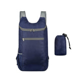 Maxbell Outdoor Daypack Folding Shoulder Bag Rucksack for Walking Camping Trekking Dark Blue