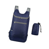 Maxbell Outdoor Daypack Folding Shoulder Bag Rucksack for Walking Camping Trekking Dark Blue