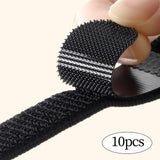 Maxbell 10Pcs Hook and Loop Straps Wire Ties for Luggage Data Centers Home