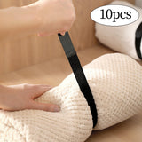 Maxbell 10Pcs Hook and Loop Straps Wire Ties for Luggage Data Centers Home