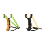 Maxbell Hunting Slingshot Stainless Steel Alloy for Entertainment Outdoor Sports Black