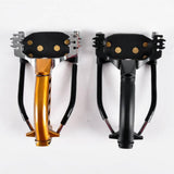 Maxbell Hunting Slingshot Stainless Steel Alloy for Entertainment Outdoor Sports Black