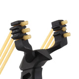 Maxbell Hunting Slingshot Stainless Steel Alloy for Entertainment Outdoor Sports Black