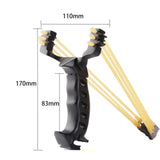 Maxbell Hunting Slingshot Stainless Steel Alloy for Entertainment Outdoor Sports Black