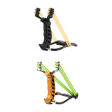 Maxbell Hunting Slingshot Stainless Steel Alloy for Entertainment Outdoor Sports Black