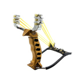 Maxbell Hunting Slingshot Stainless Steel Alloy for Entertainment Outdoor Sports Aureate