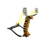 Maxbell Hunting Slingshot Stainless Steel Alloy for Entertainment Outdoor Sports Aureate