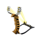 Maxbell Hunting Slingshot Stainless Steel Alloy for Entertainment Outdoor Sports Aureate